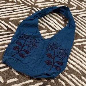 Blue Floral Women's Bag